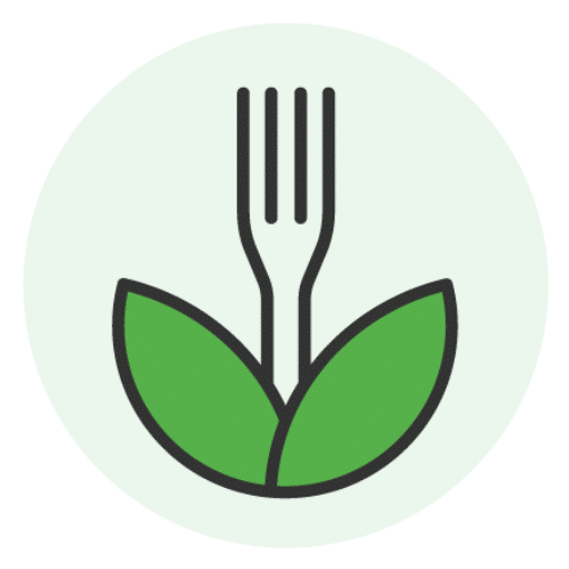 plant-based food logo
